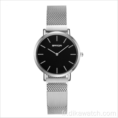 SANDA 255 nouvelle montre en acier inoxydable Douyin la même montre femme étoilée fer de fer montre magnétique pour dames